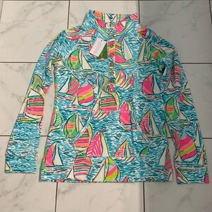 NWT rare LE Lilly Pulitzer captain popover Pop Up You Gotta Regatta small